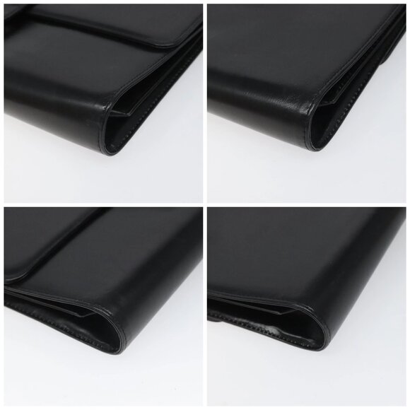 GUCCI Shoulder Bag Leather Black Auth 102039 - Picture 14 of 16